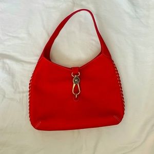 Dooney Bourke red leather bag